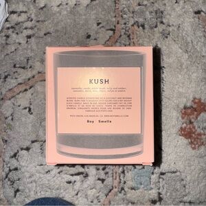 Boy Smells Kush Scented Candle - Gray